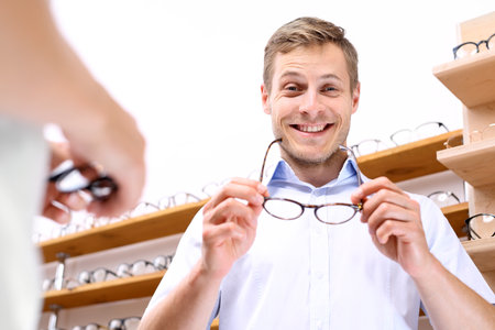 Glasses. Selection of spectacle frames.の写真素材