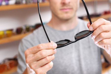 Eye protection. Sunglassesの写真素材