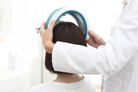 Laser therapy of the scalp and hair.の写真素材