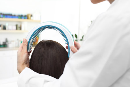 Laser for hair and scalp.の写真素材