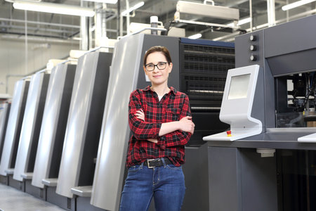 Work in the printing house.