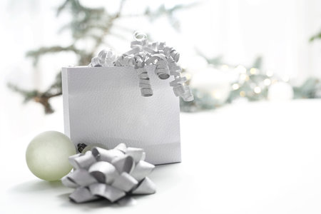 Christmas background. Christmas composition with space for text