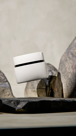 Coffee cup on the stone, Coffee cup on the stoneの写真素材