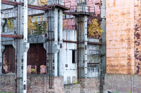 Abandoned construction site of block 5 and 6 of the Chernobyl nuclear power plant