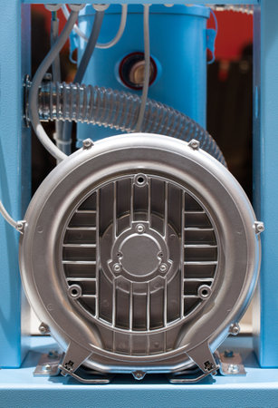 Electric motor of a new industrial machineの写真素材