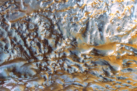 Abstract metallic pattern