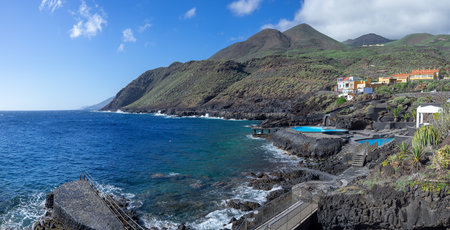 Coast in La Caleta, El Hierro, Canary Islandsの写真素材