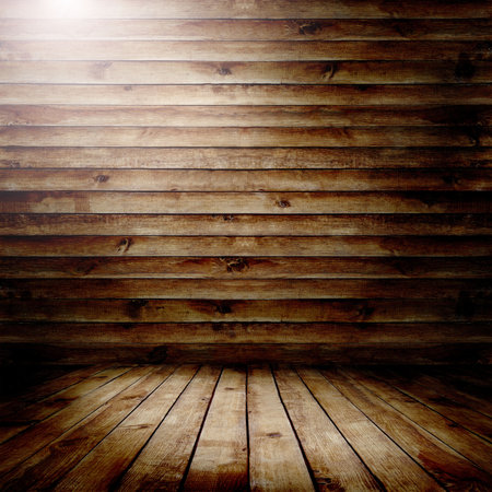 Room. The brown wood texture with natural patterns backgroundの写真素材