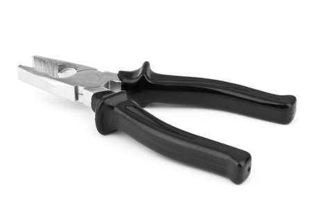 Pliers  The manual tool  Isolated on white の写真素材