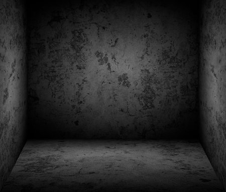 Dark concrete wall backgroundの写真素材