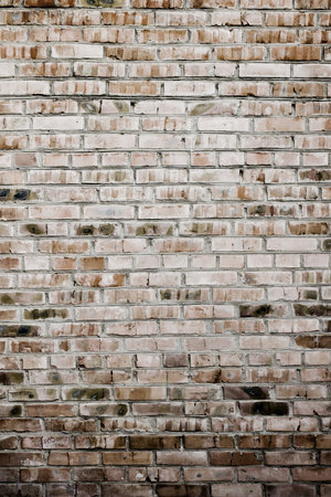 Old grunge brick wall background