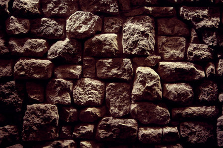 old cracked brick wall backgroundの写真素材