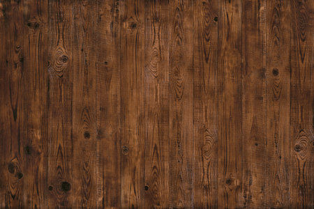 The brown wood texture with natural patterns backgroundの写真素材