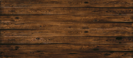 The brown wood texture with natural patterns backgroundの写真素材