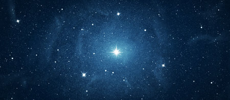 Galaxy stars. Abstract space background