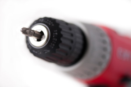 Detail of a drillの写真素材