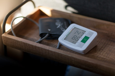 Blood pressure meter used at home