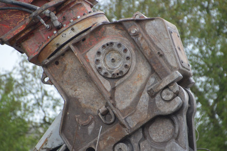 Part Of A Grab Crane