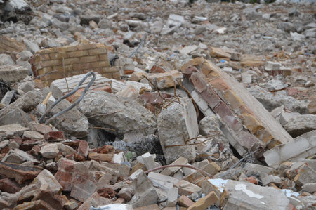 Results Of A Demolished Building