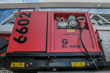 Detail Of A Truck From The Amsterdam Fire Department 2018