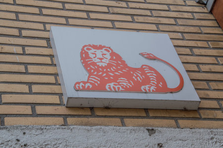 ING Bank Logo At Diemen The Netherlands 2018のeditorial素材