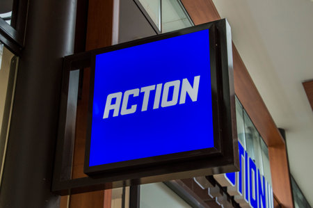 Billboard Of The Action Store At Diemen The Netherlands 2018