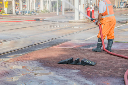Cooling Down The Hortusbrug Bridge At Amsterdam The Netherlands 2018のeditorial素材