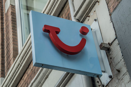 Billboard From The Travel Agency TUI At Amsterdam The Netherlands 2018のeditorial素材