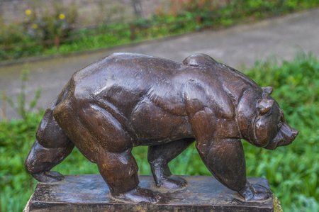 Bear Statue At Artis Amsterdam The Netherlands 2018のeditorial素材