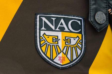 Close Up Of The Logo NAC Football Team At Amsterdam The Netherlands 2019のeditorial素材