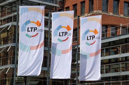 LTP Flags In Front Of The Company Building At Amstelveen The Netherlands 2019