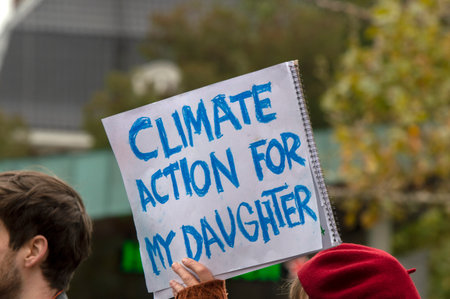 The Climate Demonstration From The Extinction Rebellion Group At Amsterdam The Netherlands 2019