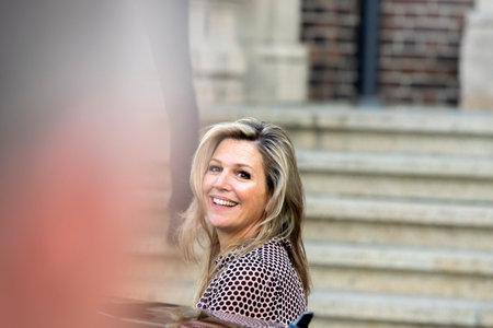 Queen Maxima Leaving The KIT Building At Amsterdam The Netherlands 2019