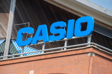 Billboard Casio At Amstelveen The Netherlands 2019のeditorial素材