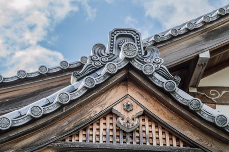 Roof From The Tenryuji Temple At Arashiyama Kyoto Japan 2015
