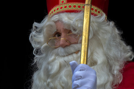 Close Up Sinterklaas At The Sinterklaas Festival Diemen The Netherlands 2019のeditorial素材