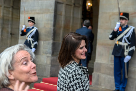 Ank Bijleveld At The Kings Reception Amsterdam The Netherlands 2020のeditorial素材