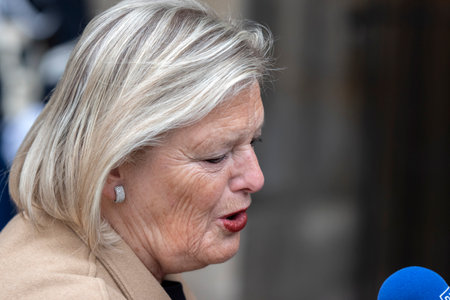 Ankie Broek-Knol At The Kings Reception Amsterdam The Netherlands 2020のeditorial素材