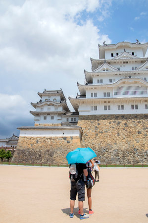 At The Bottom Of Himeji Castle At Himeji Japan 2016のeditorial素材