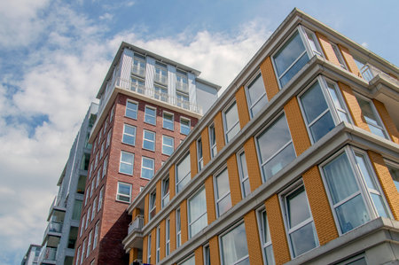 Apartment Building At The Nobelweg Street Amsterdam The Netherlands 2018