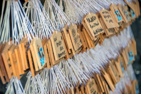Ema Wooden Wishing Boards At Ise Japan 2016のeditorial素材