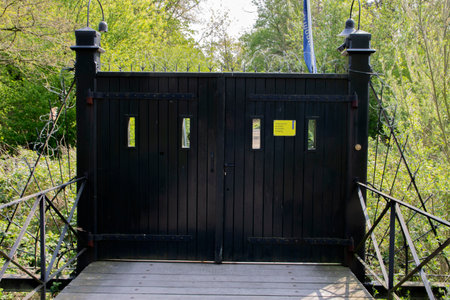Closed Door Fort Abcoude At Abcoude The Netherlands 2019のeditorial素材