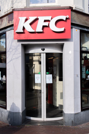KFC Closed During The Coronavirus Outbreak At Amsterdam The Netherlands 2020