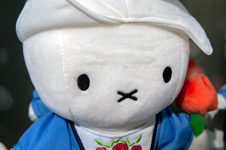 Close Up Of A Miffy Puppet At Amsterdam The Netherlands 2018のeditorial素材