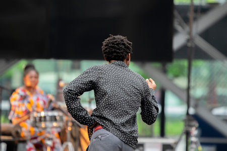 Close Up Of Faustin Linyekula At The Rehearsals Of The Not Another Diva Show At The Holland Festival...