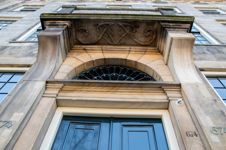 Door At The Keizersgracht 674 Amsterdam The Netherlands 2019のeditorial素材