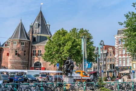 The Nieuwmarkt Amsterdam The Netherlands 2018のeditorial素材