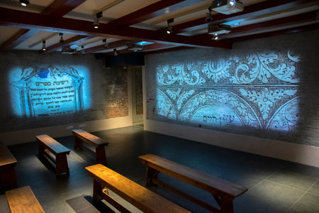 Video Exhibition Room At The Portuguese Synagogue At Amsterdam The Netherlands 2019