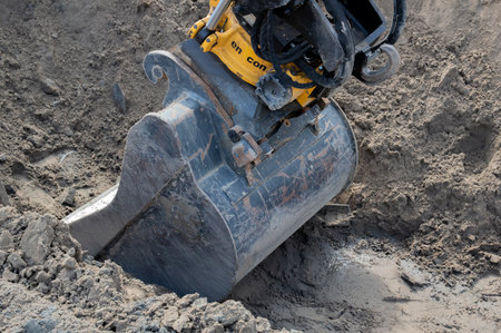Close Up Of A Digger At Diemen The Netherlands 2019