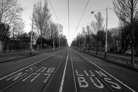 Quit Middenweg Street During The Corona Virus Outbreak At Amsterdam The Netherlands 2020のeditorial素材